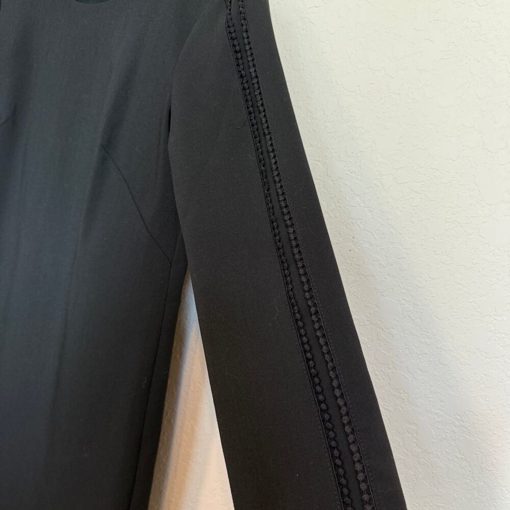 Women's‎ Banana Republic Black Long Sleeve Pullover Shift Dress Size 0 - Picture 6 of 9